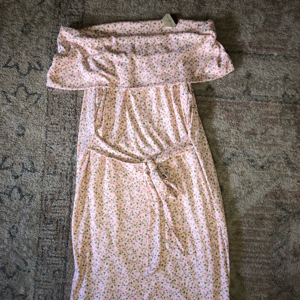 NWT PINK BLUSH maternity dress